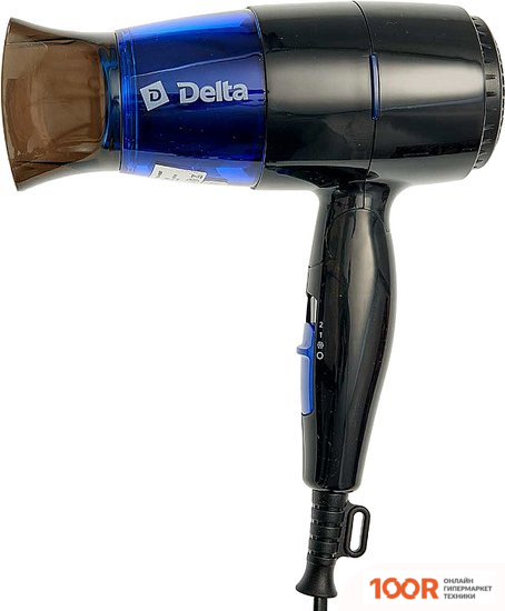 Фен Delta DL-0907 (ЧЕРНЫЙ/СИНИЙ) (304129)