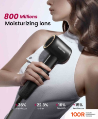 Фен Coshare SUPERFLOW1 HIGH SPEED HAIR DRYER HD10E (GALLON BLACK) (304114)