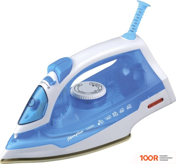 Утюг Матрена MA-046 (ГОЛУБОЙ) (303774)