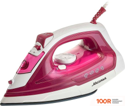 Утюг Аксинья КС-3005 (БЕЛЫЙ/МАЛИНОВЫЙ) (303764)
