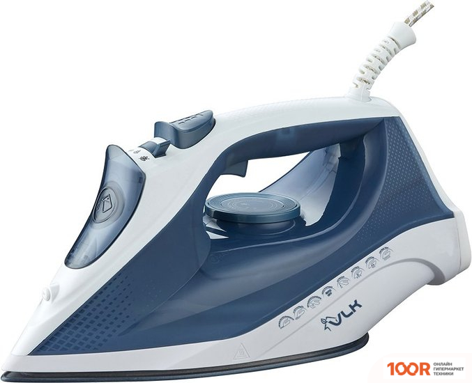 Утюг VLK VESUVIO 2500 (БЕЛЫЙ/СИНИЙ) (303726)