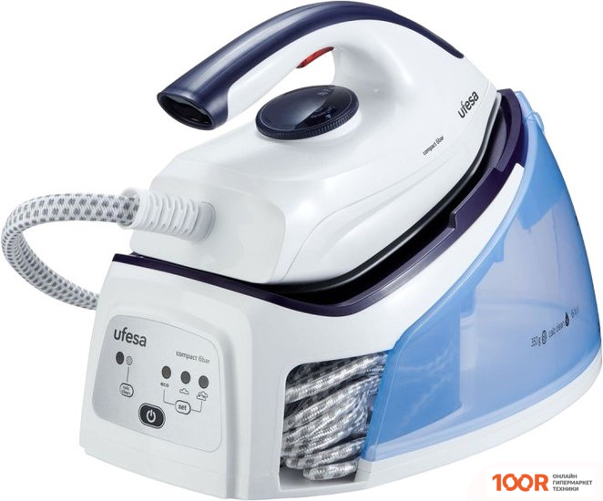 Утюг Ufesa PL2450 COMPACT (БЕЛЫЙ/ГОЛУБОЙ) (303638)