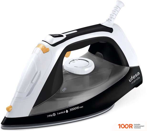 Утюг Ufesa MERIDA 3000W PV3650 (БЕЛЫЙ/ЧЕРНЫЙ) (303635)