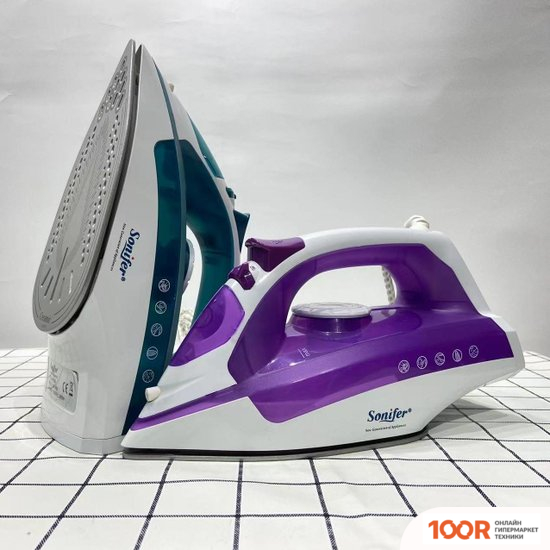 Утюг Sonifer SF-9026 (БЕЛЫЙ/ФИОЛЕТОВЫЙ) (303435)