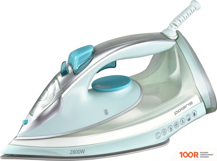 Утюг Polaris PIR 2883AK (МЯТНЫЙ/СЕРЫЙ) (303284)