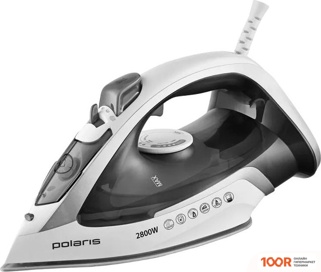Утюг Polaris PIR 2863AK (БЕЛЫЙ/СЕРЫЙ) (303281)