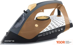 Утюг Polaris PIR 2860AK 3M (ЧЕРНЫЙ/ОРАНЖЕВЫЙ) (303279)