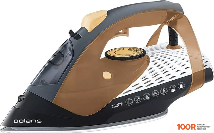 Утюг Polaris PIR 2860AK 3M (ЧЕРНЫЙ/ОРАНЖЕВЫЙ) (303279)