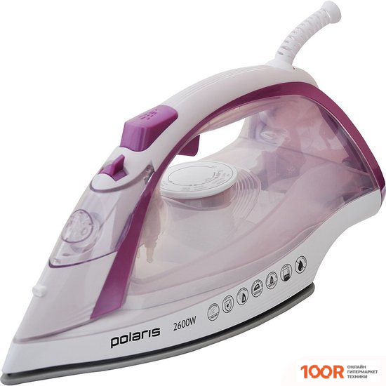 Утюг Polaris PIR 2668AK 3M (РОЗОВЫЙ/БЕЛЫЙ) (303267)
