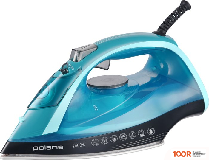 Утюг Polaris PIR 2668AK 3M (БИРЮЗОВЫЙ/ЧЕРНЫЙ) (303266)