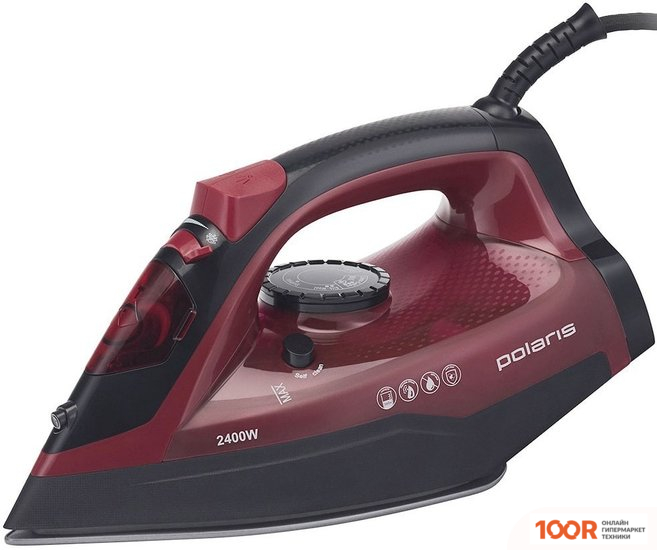 Утюг Polaris PIR 2478K (ЧЕРНЫЙ/АЛЫЙ) (303258)