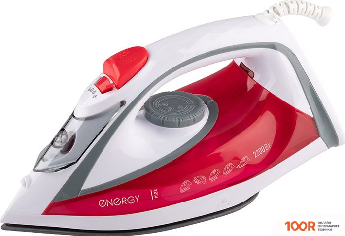 Утюг Energy EN-353 (ОРАНЖЕВЫЙ/БЕЛЫЙ) (302735)