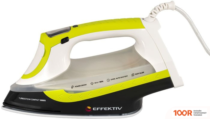 Утюг Effektiv TURBOSTEAM 3000Х (ЗЕЛЕНЫЙ) (302673)