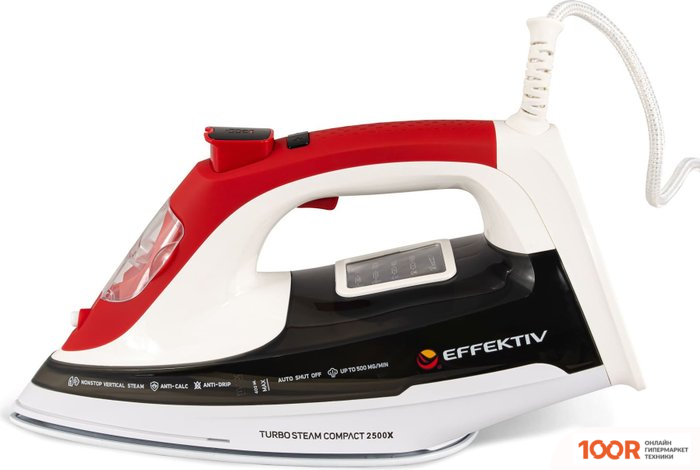 Утюг Effektiv TURBOSTEAM 2500Х (КРАСНЫЙ) (302671)