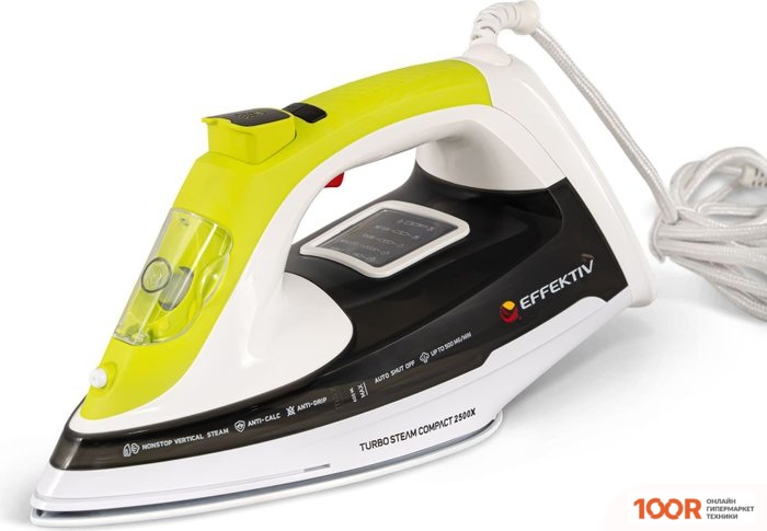 Утюг Effektiv TURBOSTEAM 2500Х (ЗЕЛЕНЫЙ) (302670)