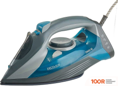 Утюг Delta LUX DE-3002 (СЕРЫЙ/БИРЮЗОВЫЙ) (302657)