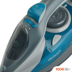 Утюг Delta LUX DE-3002 (СЕРЫЙ/БИРЮЗОВЫЙ) (302657)