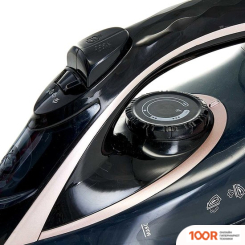 Утюг Delta LUX DE-3001 (ЧЕРНЫЙ/БРОНЗОВЫЙ) (302656)