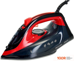 Утюг Delta LUX DE-3000 (ЧЕРНЫЙ/КРАСНЫЙ) (302655)