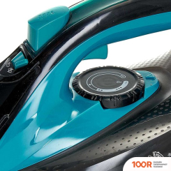 Утюг Delta LUX DE-3000 (ЧЕРНЫЙ/БИРЮЗОВЫЙ) (302654)