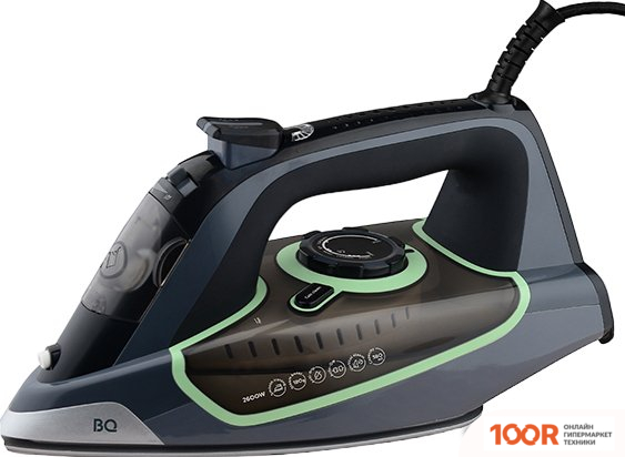 Утюг BQ SI1010 (СЕРЫЙ/ЗЕЛЕНЫЙ) (302499)