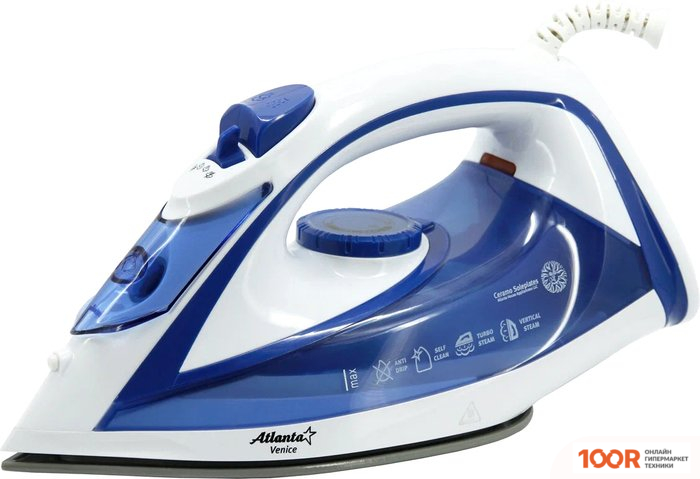 Утюг Atlanta ATH-5545 (СИНИЙ) (302405)
