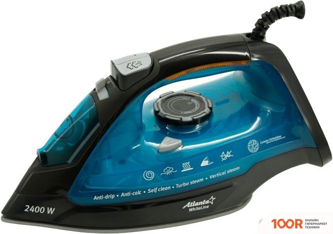 Утюг Atlanta ATH-5538 (СИНИЙ) (302399)