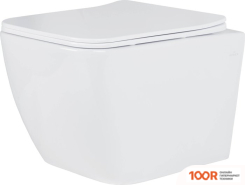 Унитаз Roxen CUBE BIDET В КОМПЛЕКТЕ С ИНСТАЛЛЯЦИЕЙ STOUNFIX DUAL FRESH 6 В 1 966807 (КНОПКА: СЕРЫЙ ГРАНИТ) (301491)