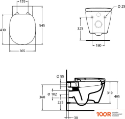Унитаз Ideal Standard CONNECT SET W941102 (300902)