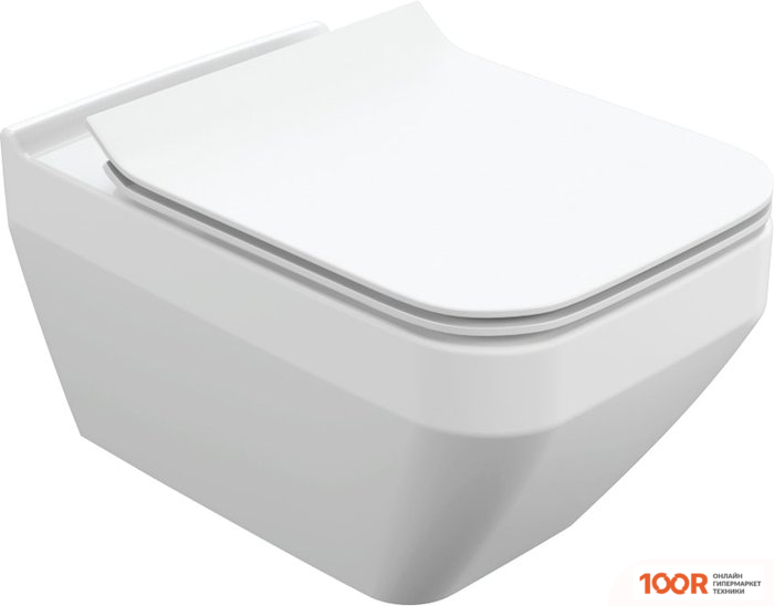 Унитаз Cersanit CREA SQUARE CLEAN ON DPL EO SLIM A63115 (300272)