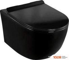 Унитаз Calani LOYD SLIM CAL-C0020 (ЧЕРНЫЙ) (300181)