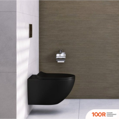 Унитаз Calani LOYD SLIM CAL-C0020 (ЧЕРНЫЙ) (300181)