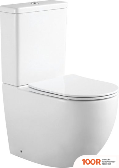 Унитаз Aquanet RIMLESS CETUS 2.0 C1 LX-2903 00243538 + CETUS 2.0 C2 00243539 (БЕЗ СИДЕНЬЯ) (299658)