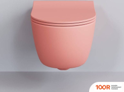 Унитаз Ambassador ABNER 103T20901R (РОЗОВЫЙ МАТОВЫЙ, С ТОНКИМ СИДЕНЬЕМ) (299621)