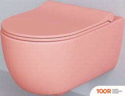 Унитаз Ambassador ABNER 103T20901R (РОЗОВЫЙ МАТОВЫЙ, С ТОНКИМ СИДЕНЬЕМ) (299621)