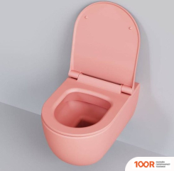 Унитаз Ambassador ABNER 103T20901R (РОЗОВЫЙ МАТОВЫЙ, С ТОНКИМ СИДЕНЬЕМ) (299621)