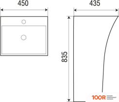 Умывальник WeltWasser ROTBACH 007 GL-WT (299292)