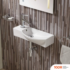 Умывальник WeltWasser AISBACH 7945 GL-WT L (БЕЛЫЙ ГЛЯНЕЦ) (299054)