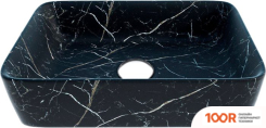 Умывальник Teymi HELMI 50 T50295 (ЧЕРНЫЙ ММРАМОР) (298716)