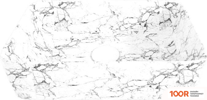 Умывальник Teymi HELMI 50 T50294 (БЕЛЫЙ МРАМОР) (298715)