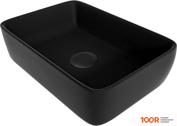 Умывальник Teymi HELMI 50 T50293 (ЧЕРНЫЙ МАТОВЫЙ) (298714)