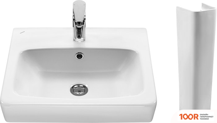 Умывальник Santek НЕО-50 1.WH30.2.184+1.WH30.2.182 (298683)