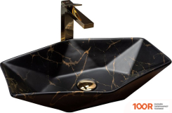 Умывальник Rea VEGAS (ЧЕРНЫЙ МРАМОР МАТОВЫЙ) (298472)