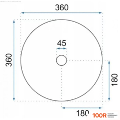 Умывальник Rea STELLA U1878 (298463)