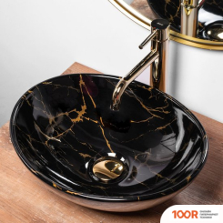Умывальник Rea SOFIA (ЧЕРНЫЙ МРАМОР ГЛЯНЦЕВЫЙ) (298446)