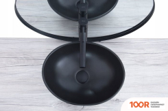 Умывальник Rea SOFIA (ЧЕРНЫЙ МАТОВЫЙ) (298445)