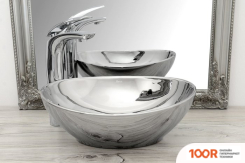 Умывальник Rea SOFIA (СЕРЕБРИСТЫЙ) (298442)