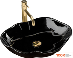 Умывальник Rea PEARL (ЧЕРНЫЙ ГЛЯНЦЕВЫЙ) (298388)