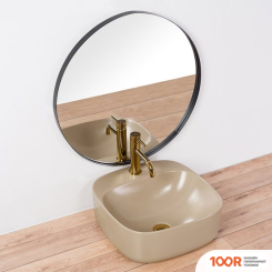 Умывальник Rea LUIZA 42 (БЕЖЕВЫЙ МАТОВЫЙ) (298338)