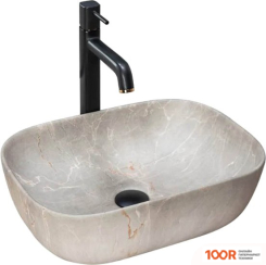 Умывальник Rea LIVIA U3802 (БЕЖЕВЫЙ КАМЕНЬ) (298337)